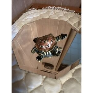 Cute Multicolor Turtle Trinket Box With Rhinestones